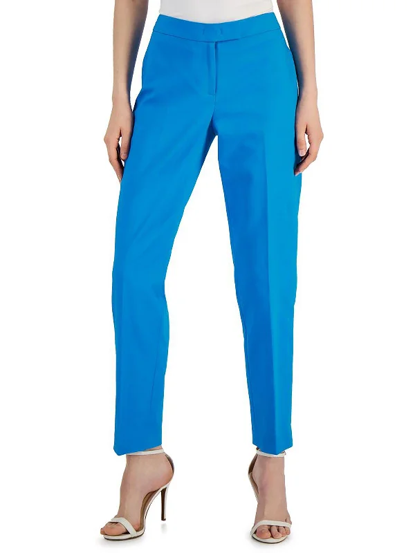 clove pants rich tone -clove pants rich tone -Womens Slim-Leg Office Straight Leg Pants